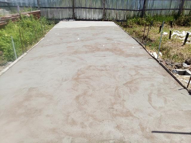 Concrete works in progress